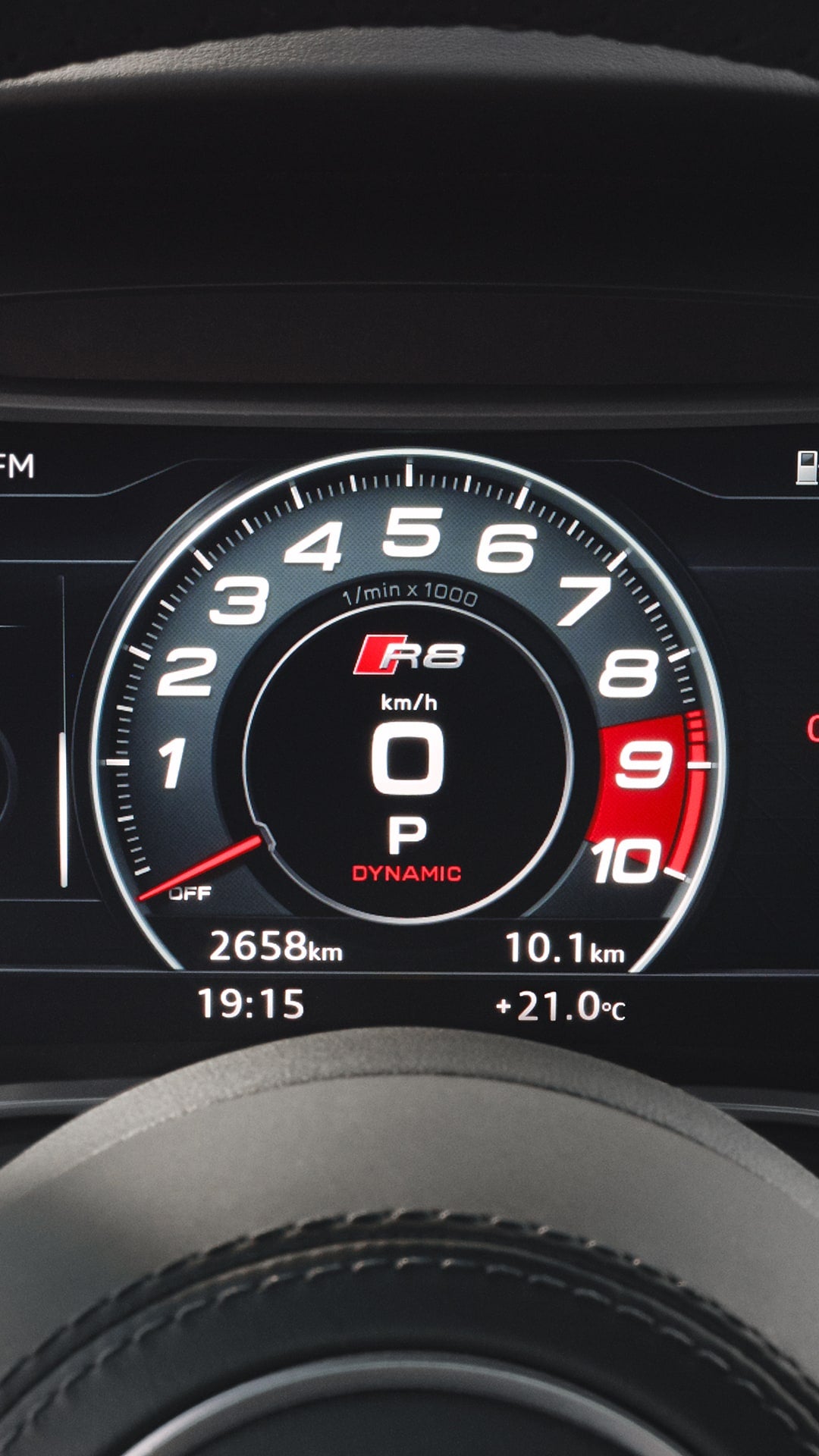 R8 Coupé V10 performance quattro cockpit