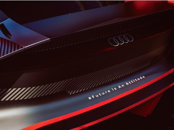 Detal z tyłu Audi S1 Hoonitron.