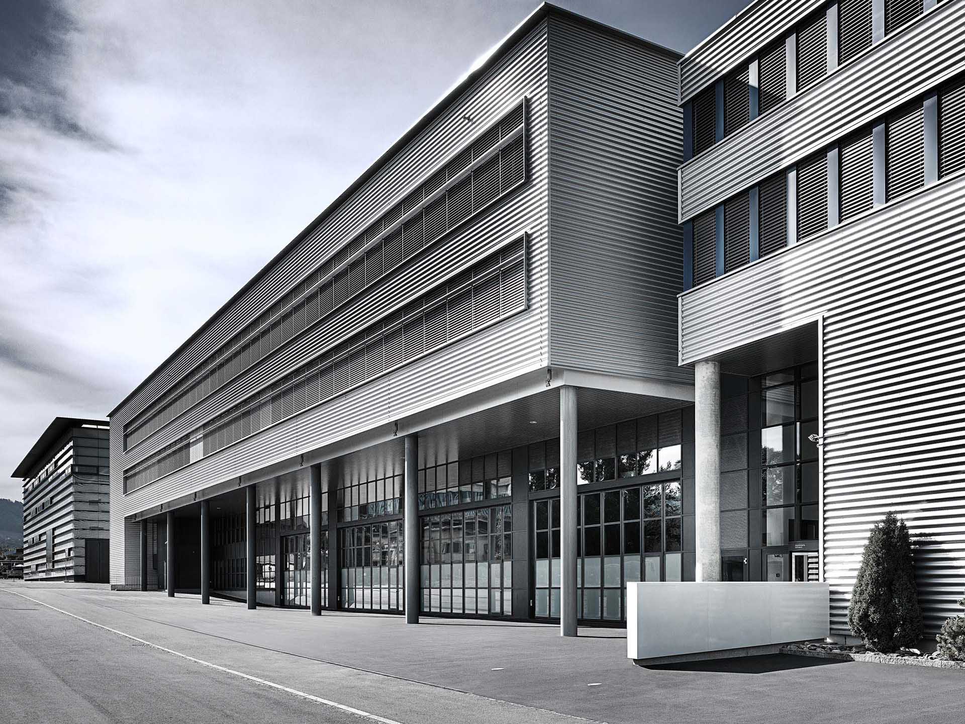 A picture showing the facility in Hinwil in Switzerland.