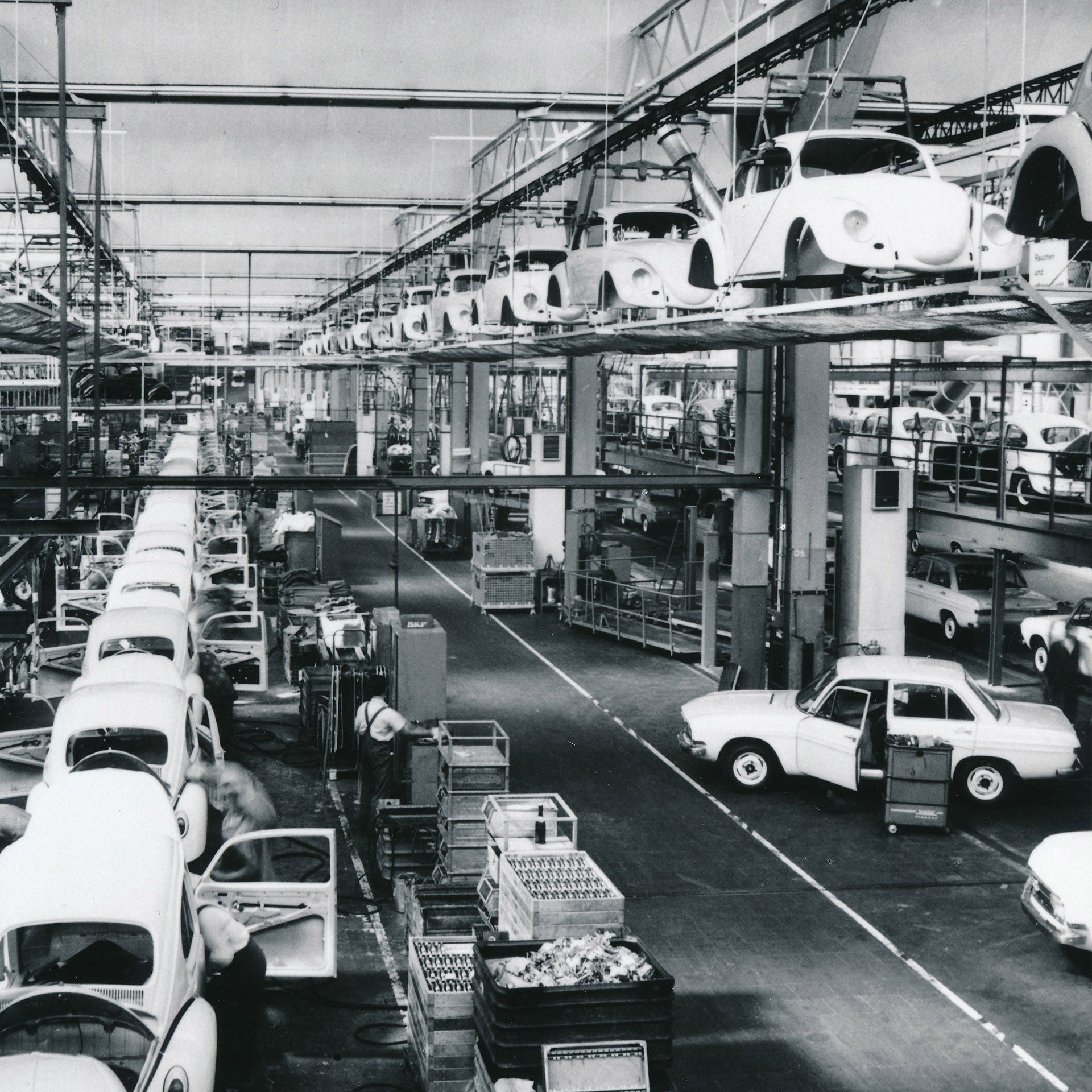 Production of VW Beatle in Ingolstadt
