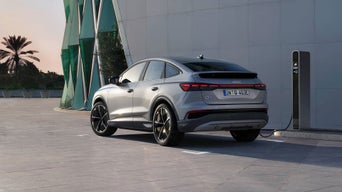 Foto de las medidas del Audi Q4 Sportback e-tron. 