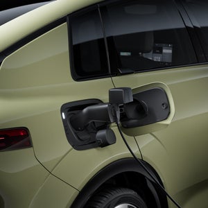 Sistema de carga eléctrica de un Audi A2 e-tron.