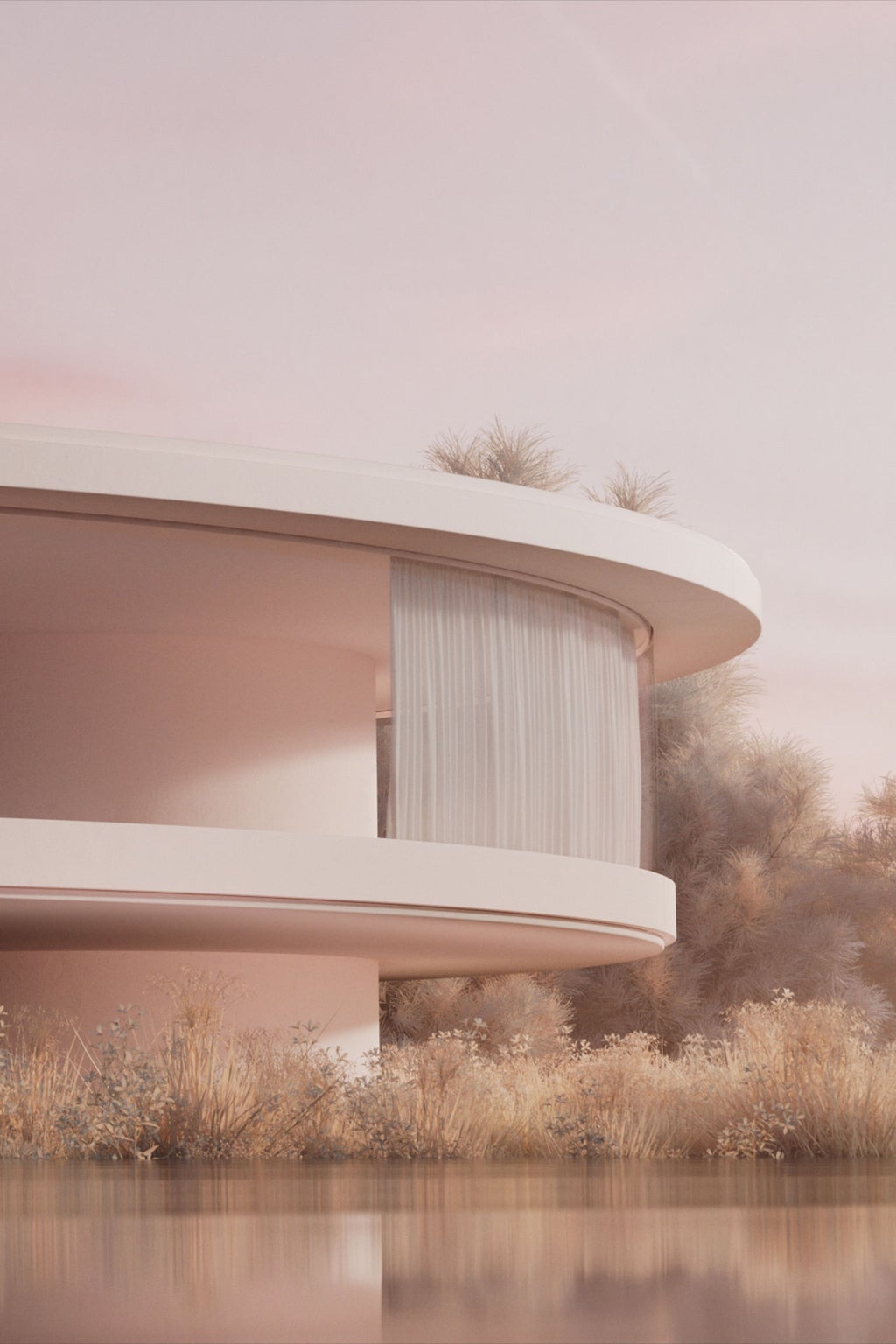 Ein architektonisches Element des Kunstwerks wird gezeigt.