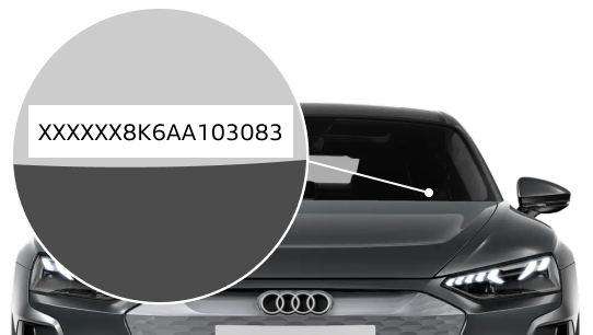 VIN-nummer i frontrute