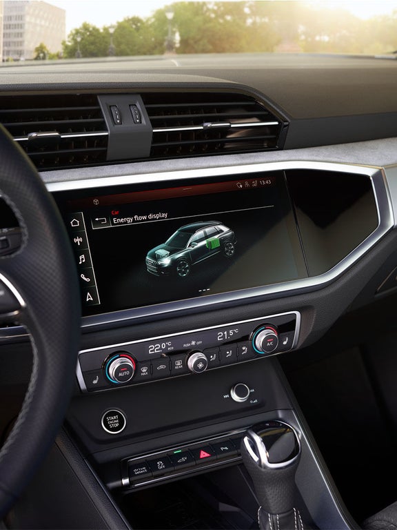 Foto de la batería del Audi Q3 Sportback TFSIe. 