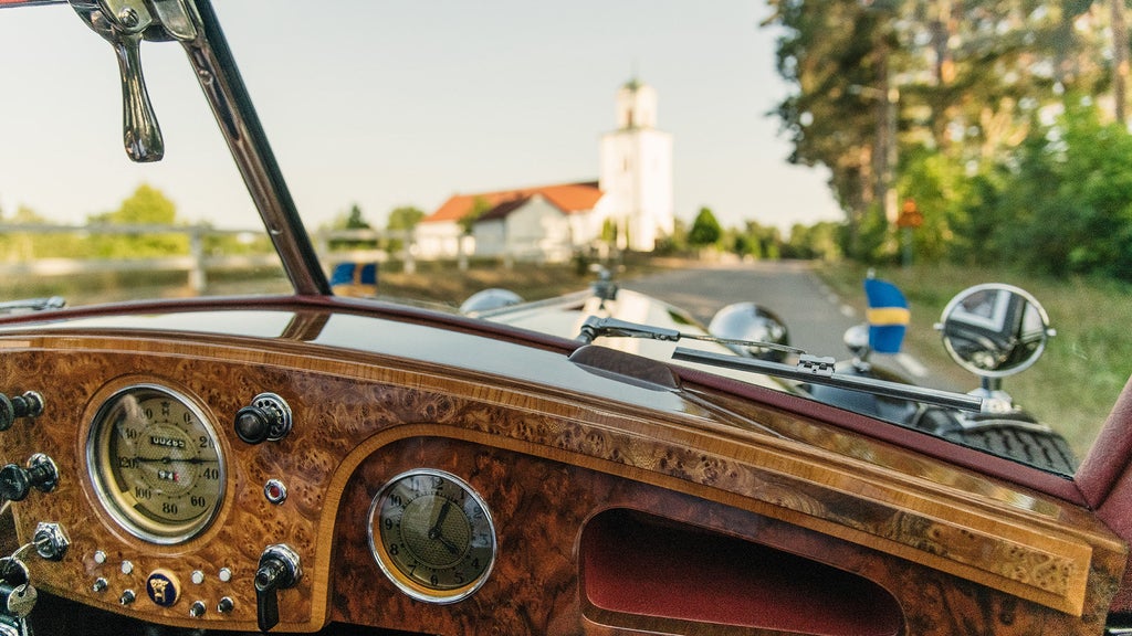 Kromdetaljer på en Horch