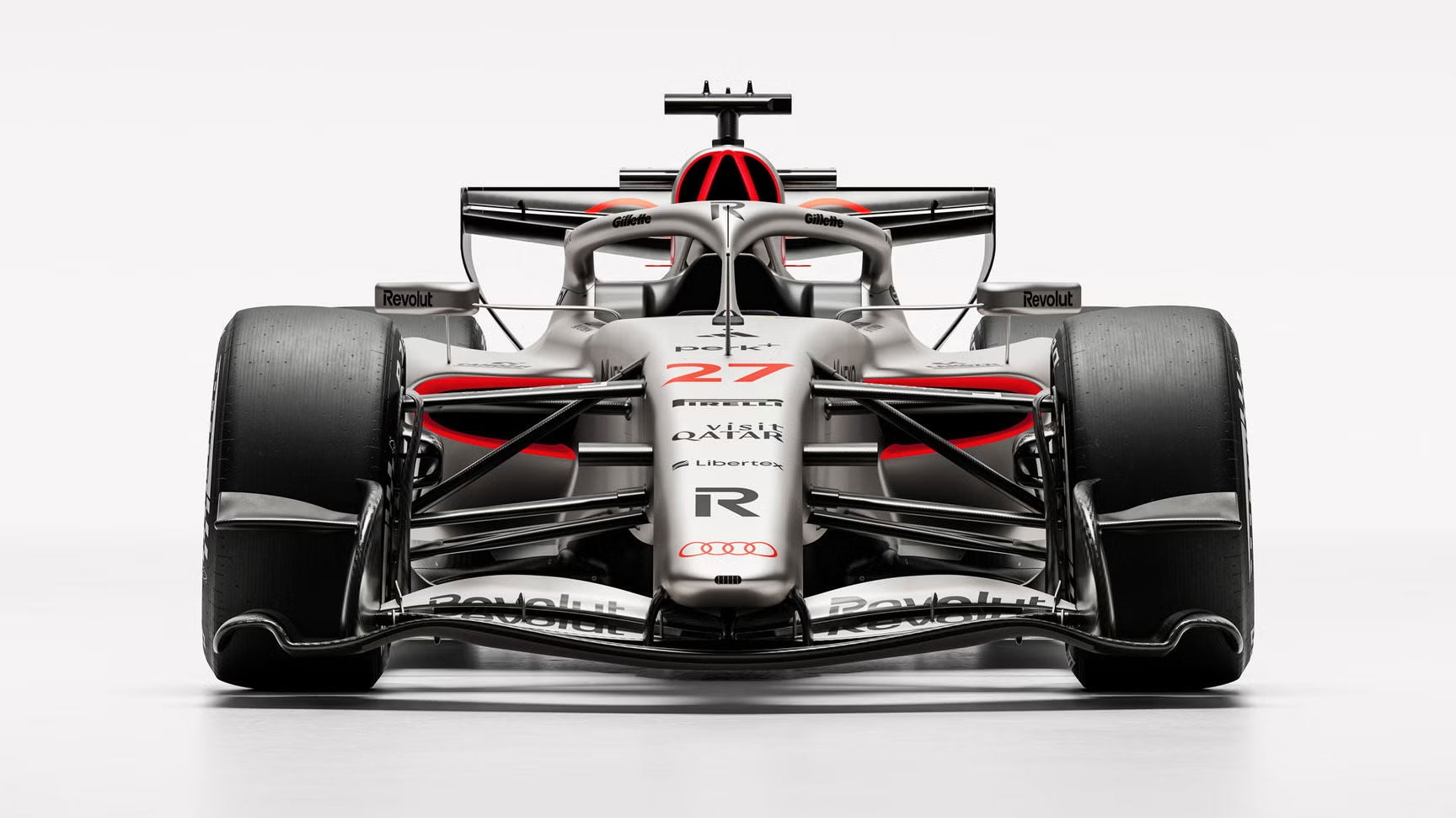 Audi F1チーム「私たちは挑戦するからこそスタートする」ポスター revolut-audi-f1-team-we-start-
