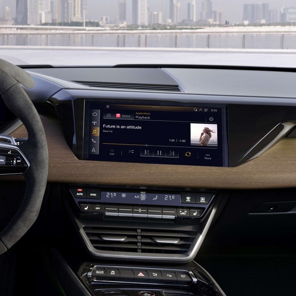 MMI-System med Apple Music