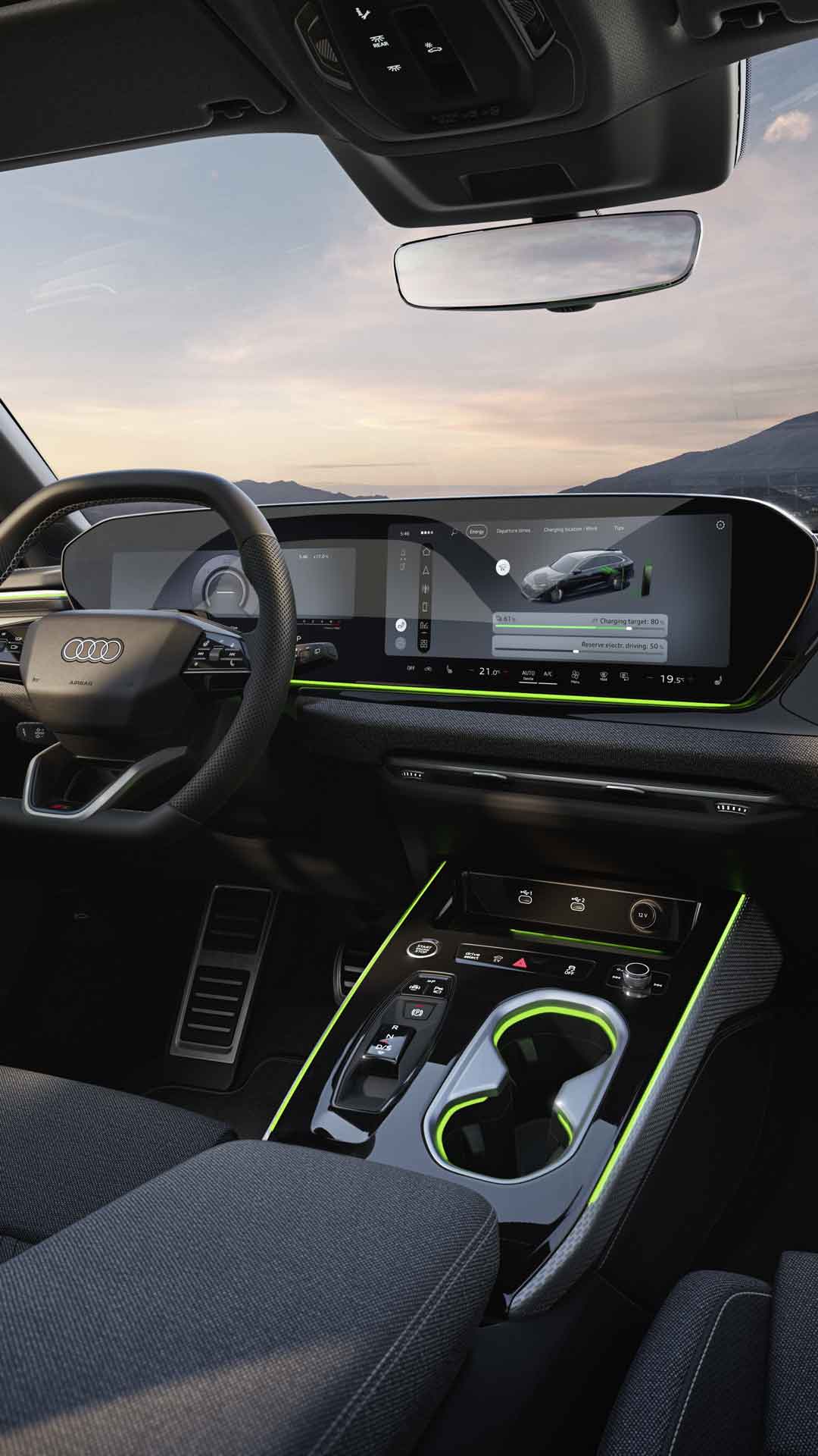 Foto del Audi A6 Avant e-hybrid. 