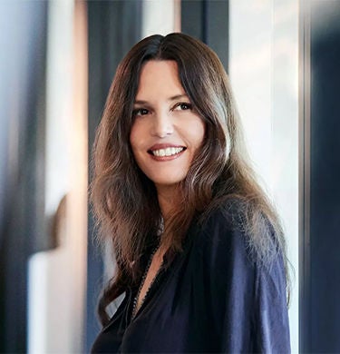 Portrait-picture of Kirstine Fratz.