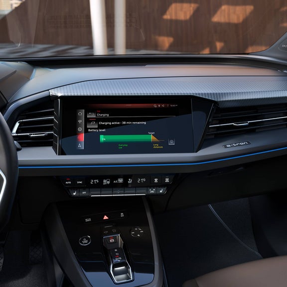 Audi Q4 Sportback e-tron display