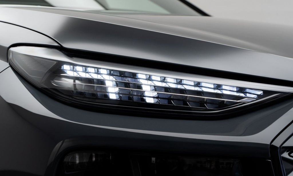 Koplamp met lichtsignatuur.