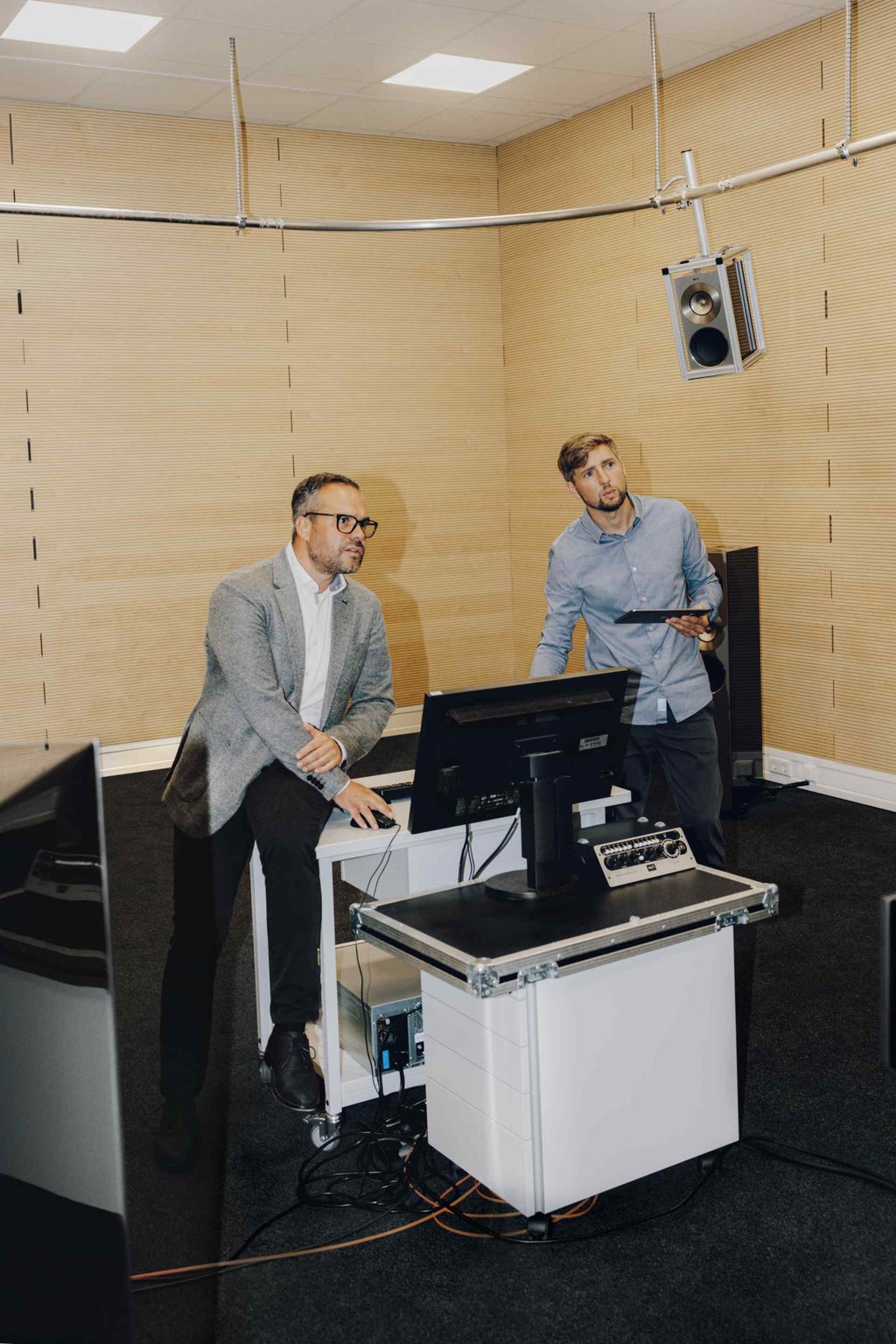 Klaus Brummet und Alexander Kluge.