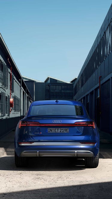 Audi e-tron S Sportback rear