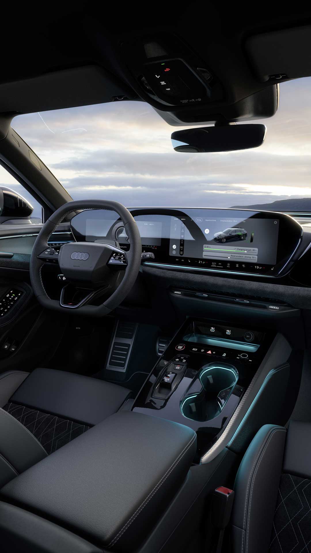 Foto del Audi A5 Avant e-hybrid. 