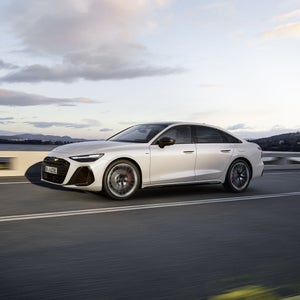 Foto del exterior del Audi A6 e-hybrid. 