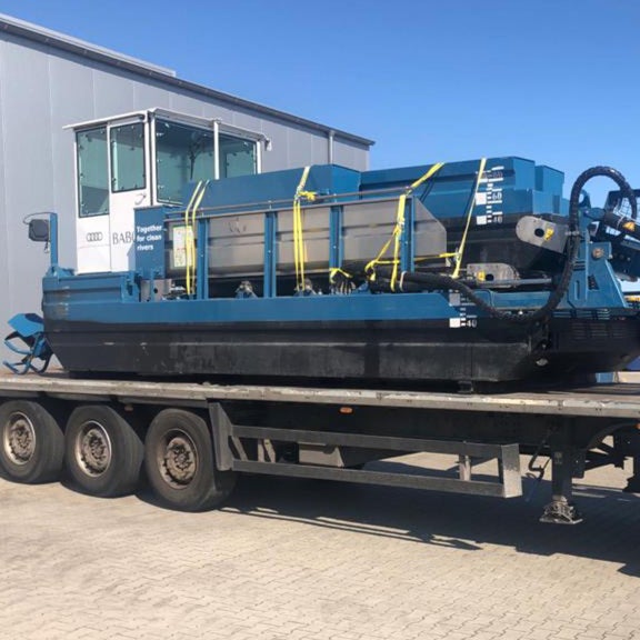 Heavy machinery on a farm.