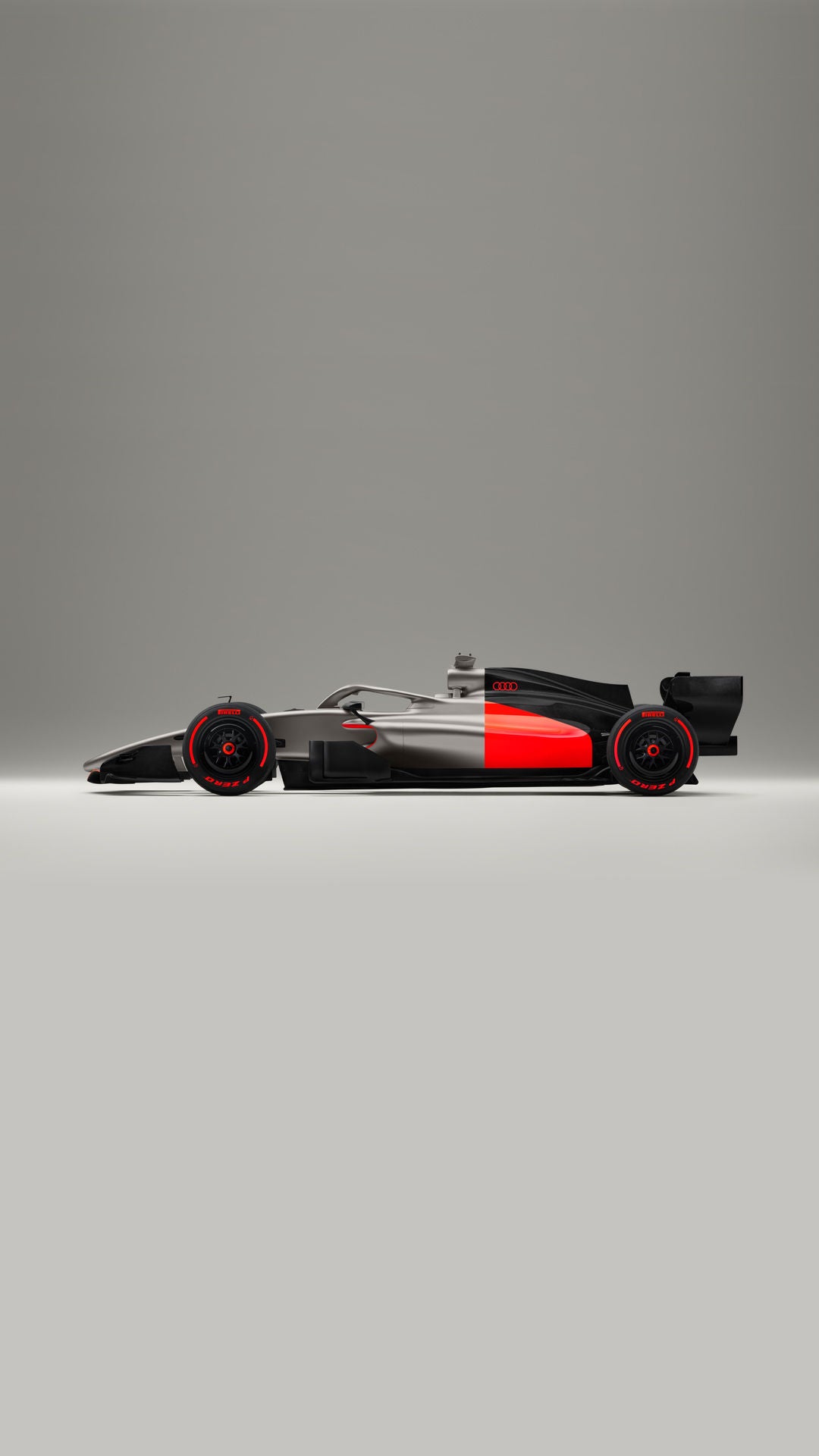Side view of the Audi R26 Concept.