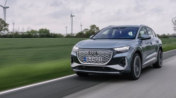 Foto de la oferta de un coche Audi eléctrico.