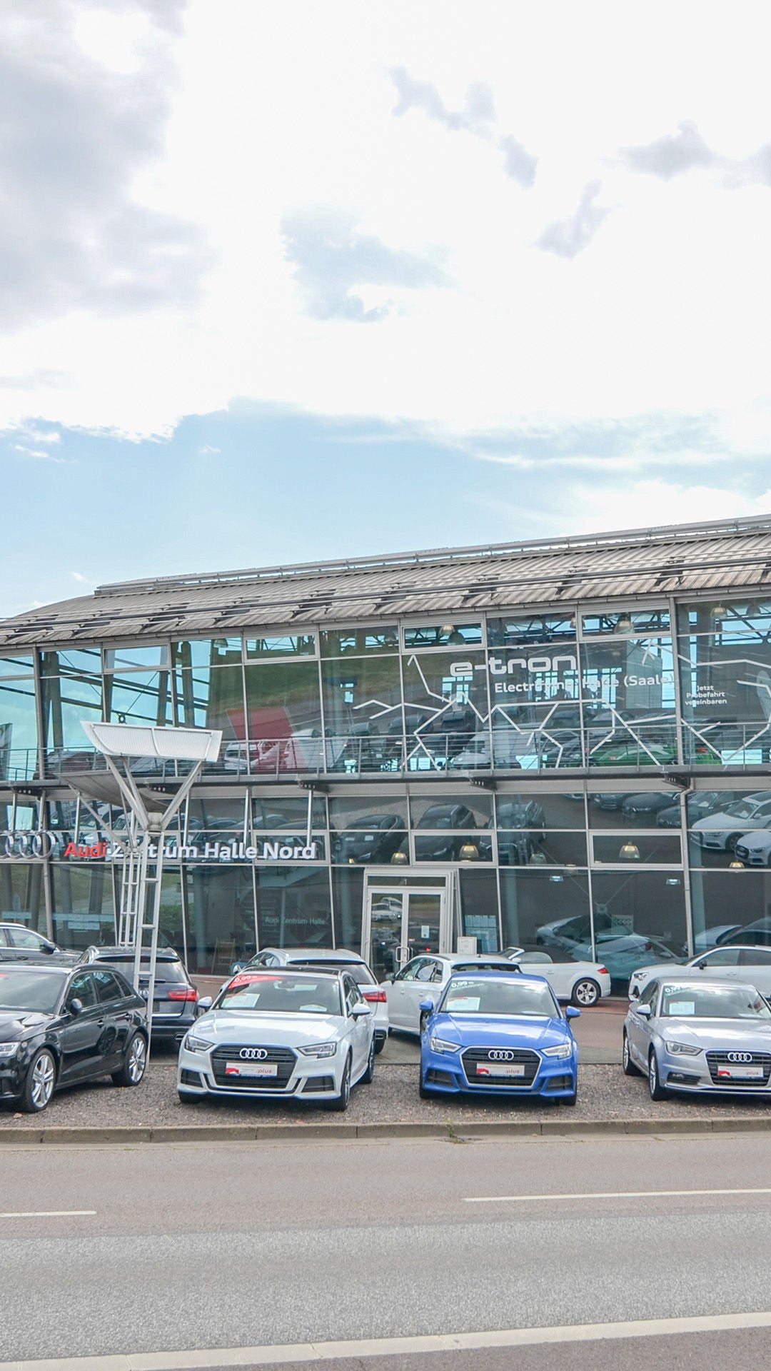 Außenansicht Audi Zentrum Halle Nord
