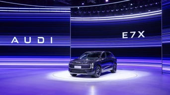 The AUDI E7X at the Group Night Auto China 2026.