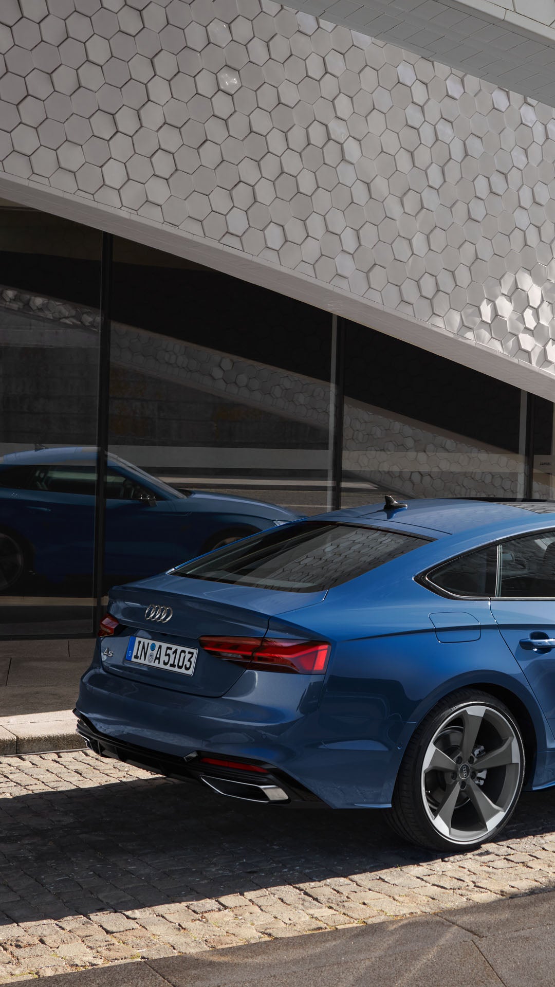 A5 Sportback side rear view