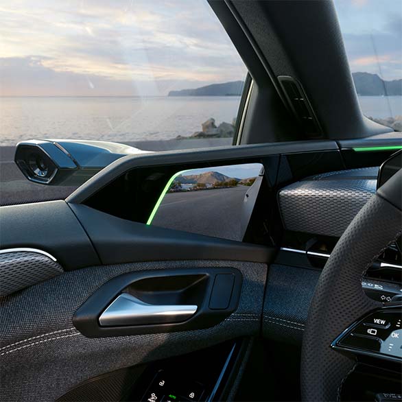 Audi A6 Avant e-tron virtuelle sidespeil