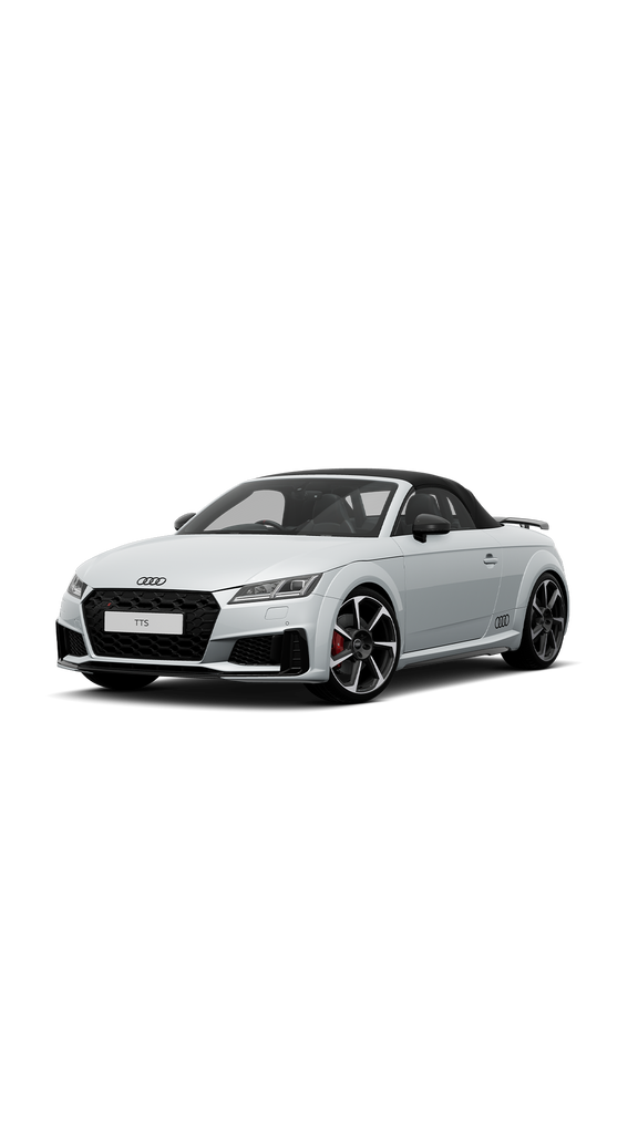 White Audi TT on transparent background with Final Edition trim.