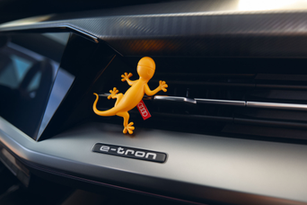 Imagem Audi Gecko na saída de ar