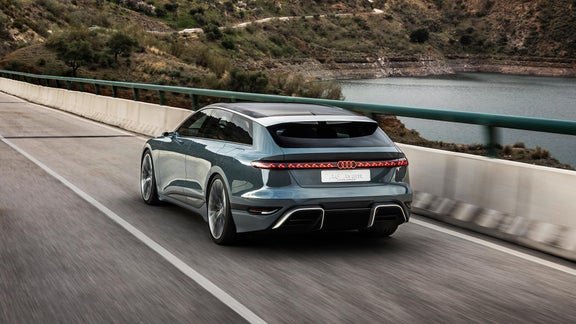 Diseño deportivo del Audi A6 Avant e-tron concept