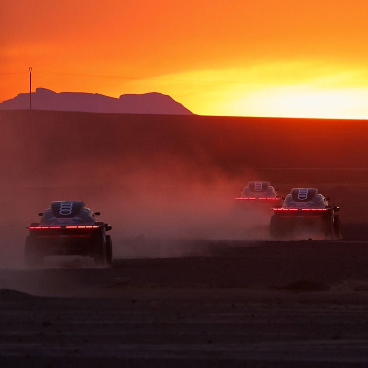 Foto del podcast de Audi Road to Dakar. 