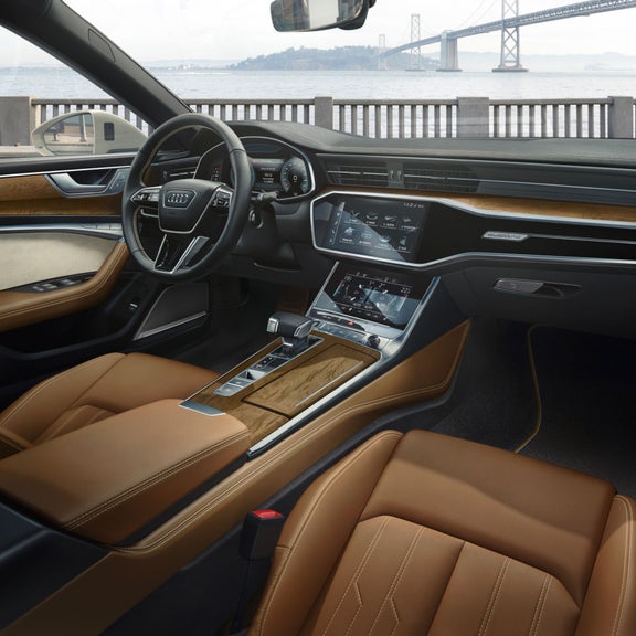 Vue intérieure Audi A6 Berline