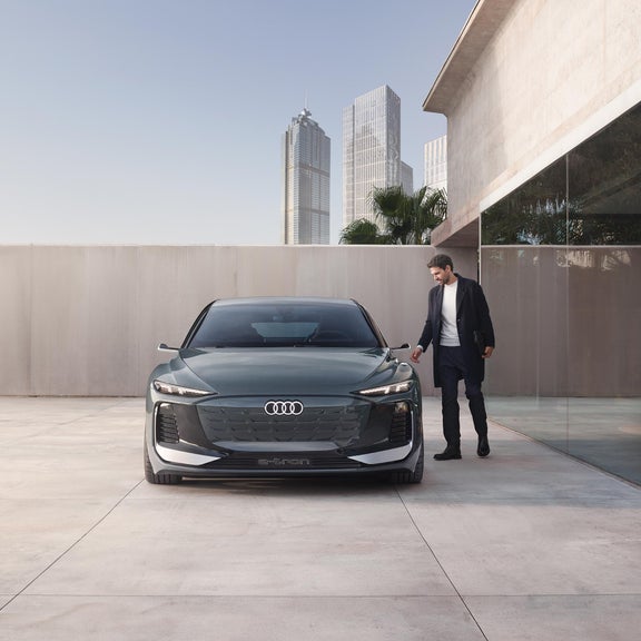 Faros Audi Matrix LED del Audi A6 Avant e-tron concept 