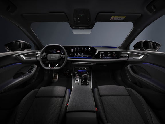 Audi A5 Avant e-hybrid interior view of the light design