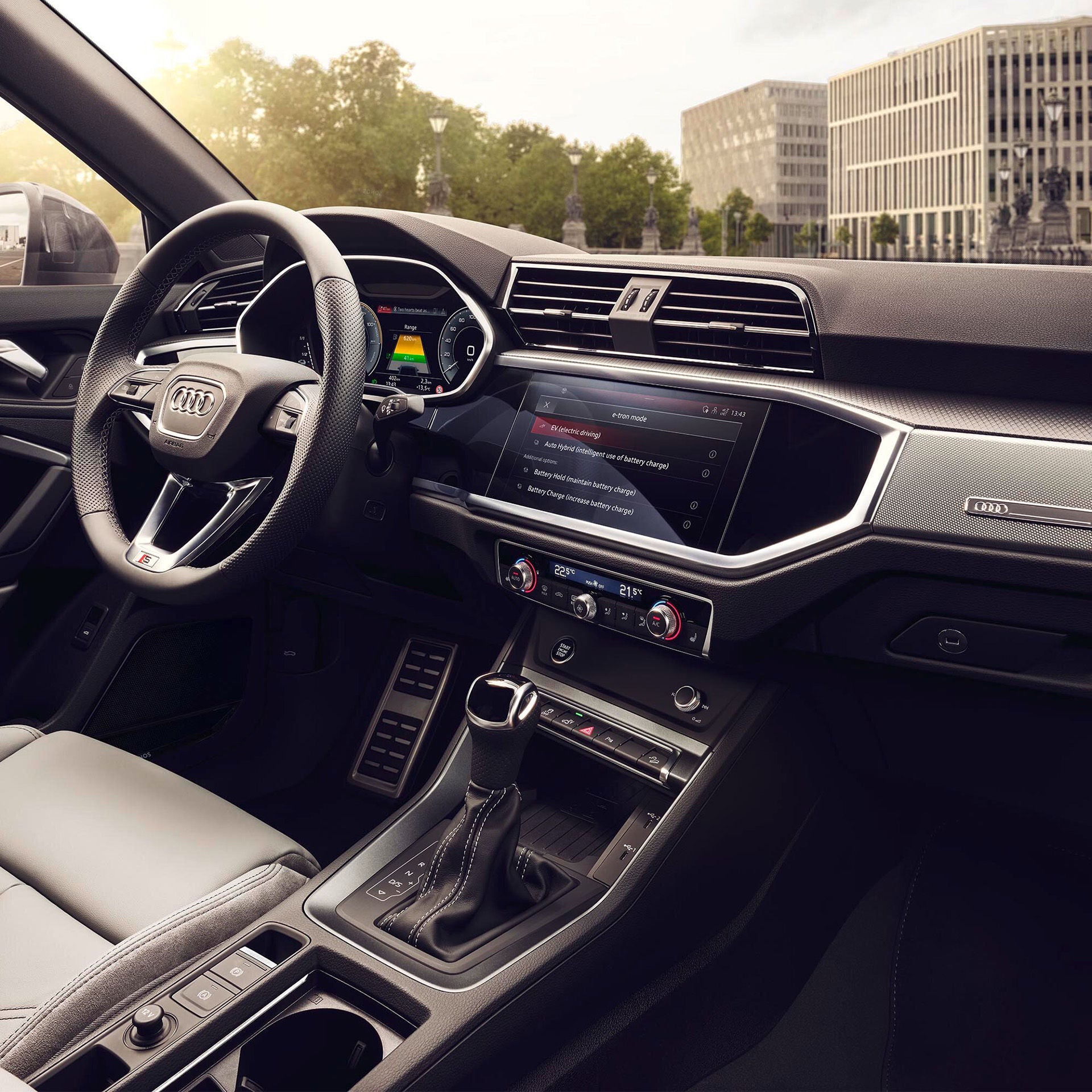 Foto del equipamiento del Audi Q3 2024.