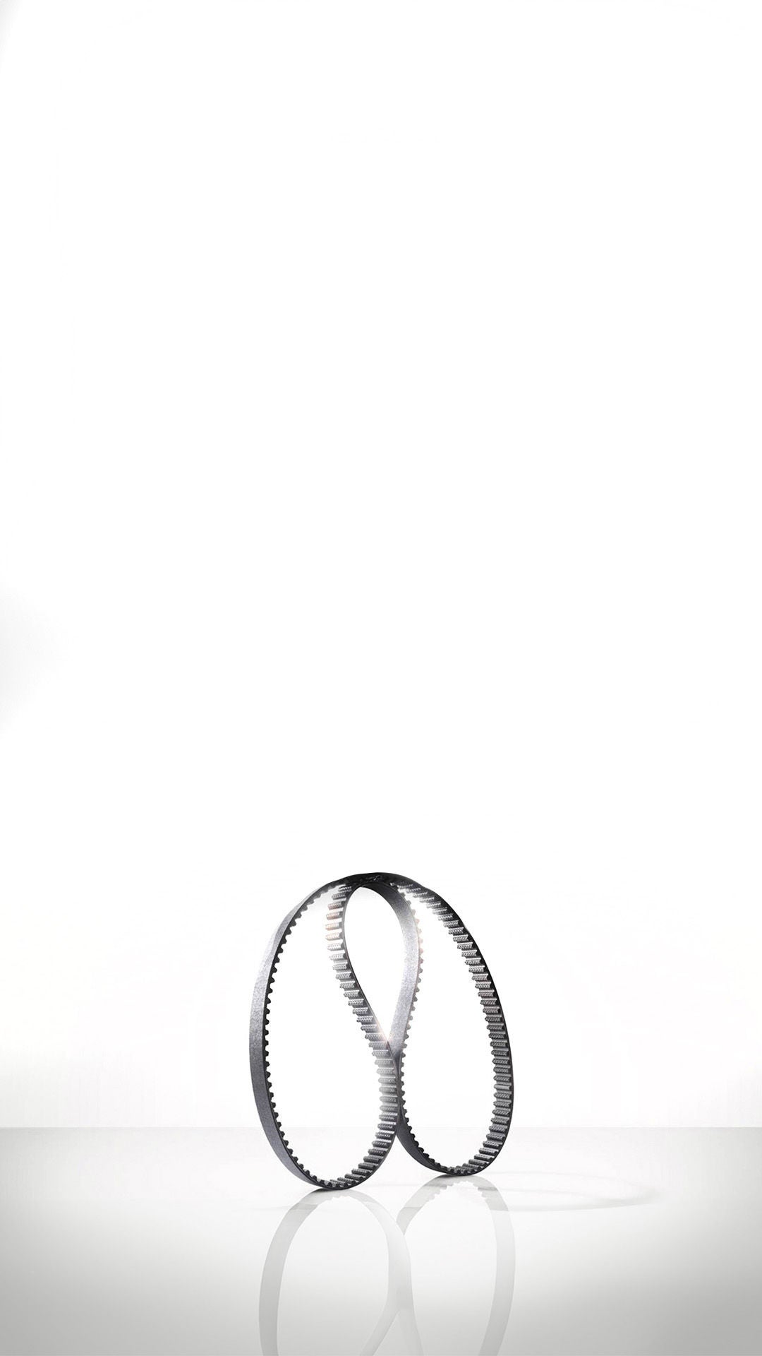 Foto del cambio de la correa de distribución de un Audi. 