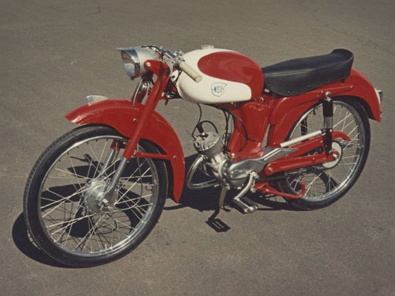 Aufnahme des NSU Quickly Cavallino in Rot