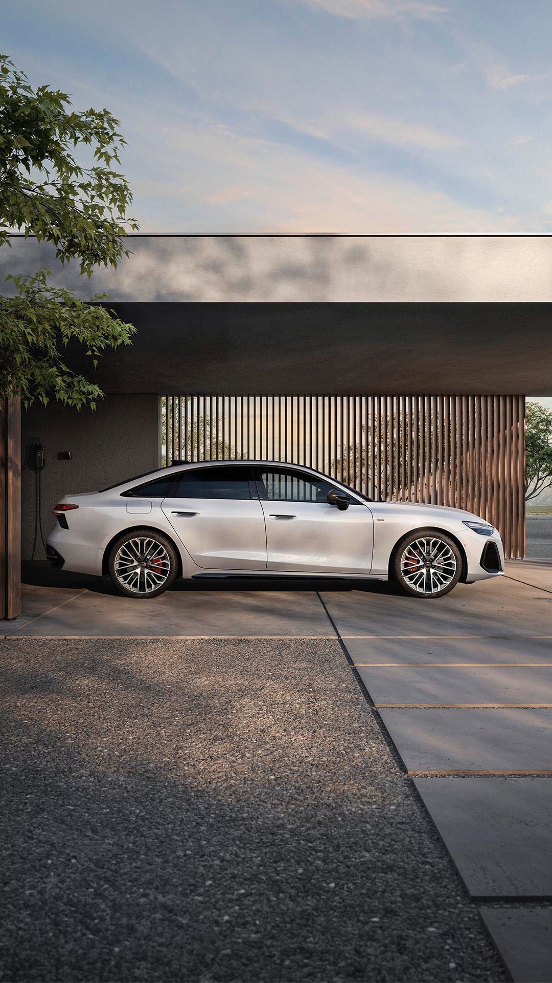 Foto de una oferta de renting para empresas para el Audi A6 e-hybrid. 