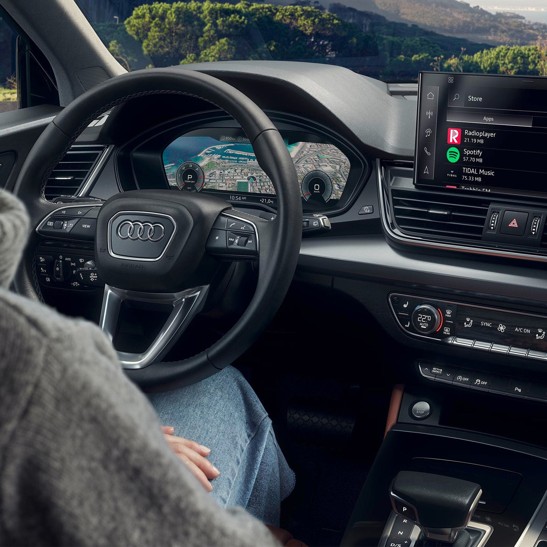 Foto del equipamiento del Audi Q5 2024.