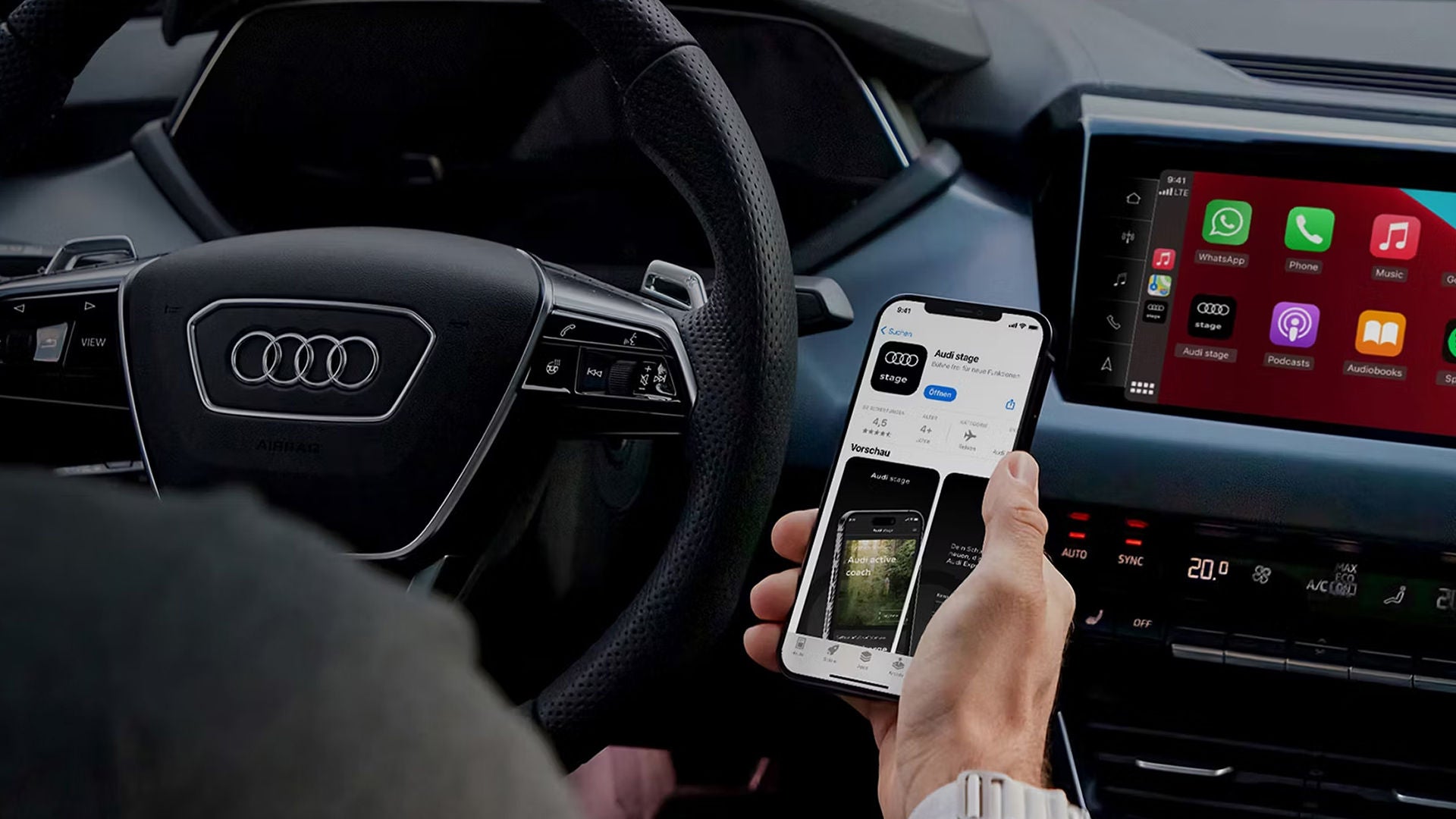 Audi New service person in