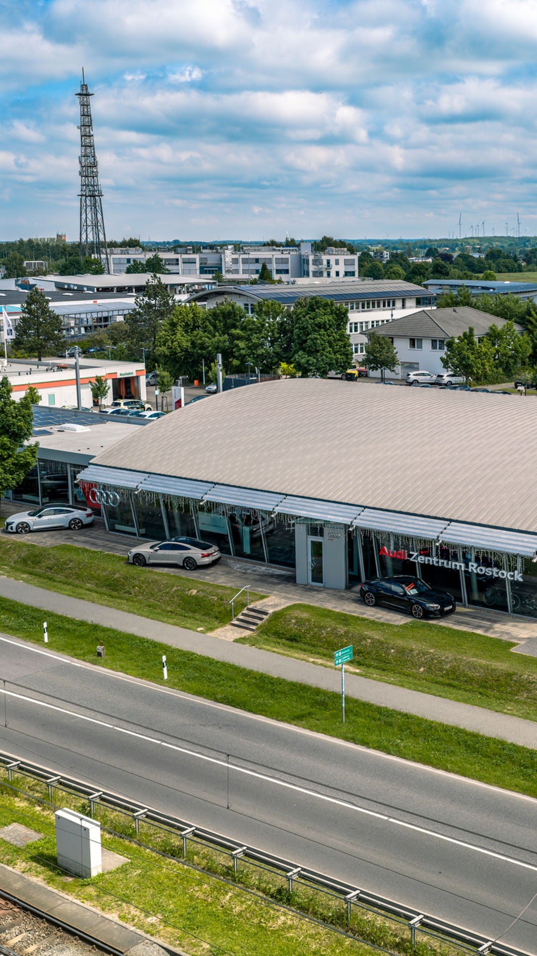 Außenansicht Audi Zentrum Rostock