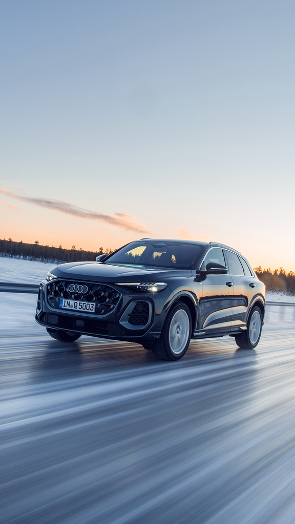 Foto de un coche con hibridación ligera de Audi.
