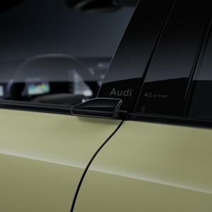 Tirador de la puerta de un Audi A2 e-tron.
