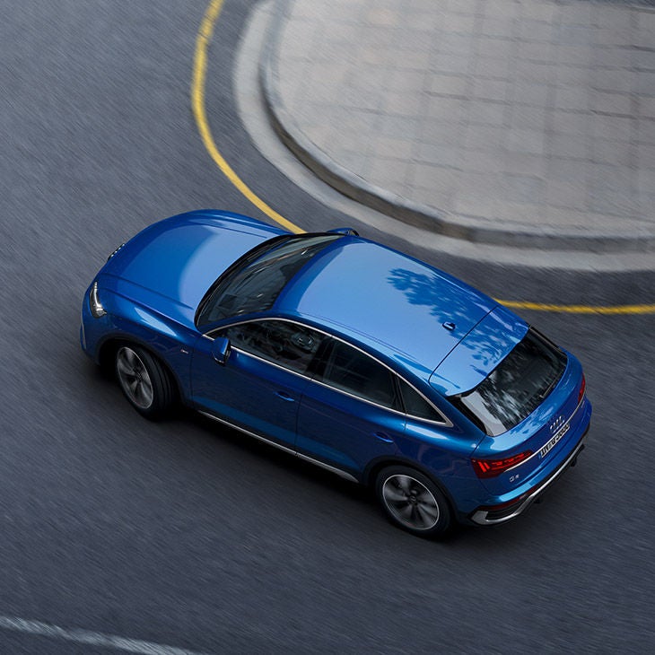Vista superior Audi Q5 Sportback