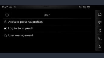 The myAudi app displaying the final step to take in the setup process