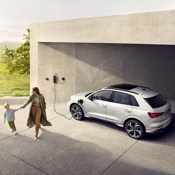 Les motorisations 100% électriques e-tron.