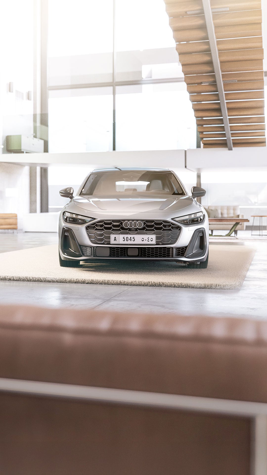 The A5 Sedan front view
