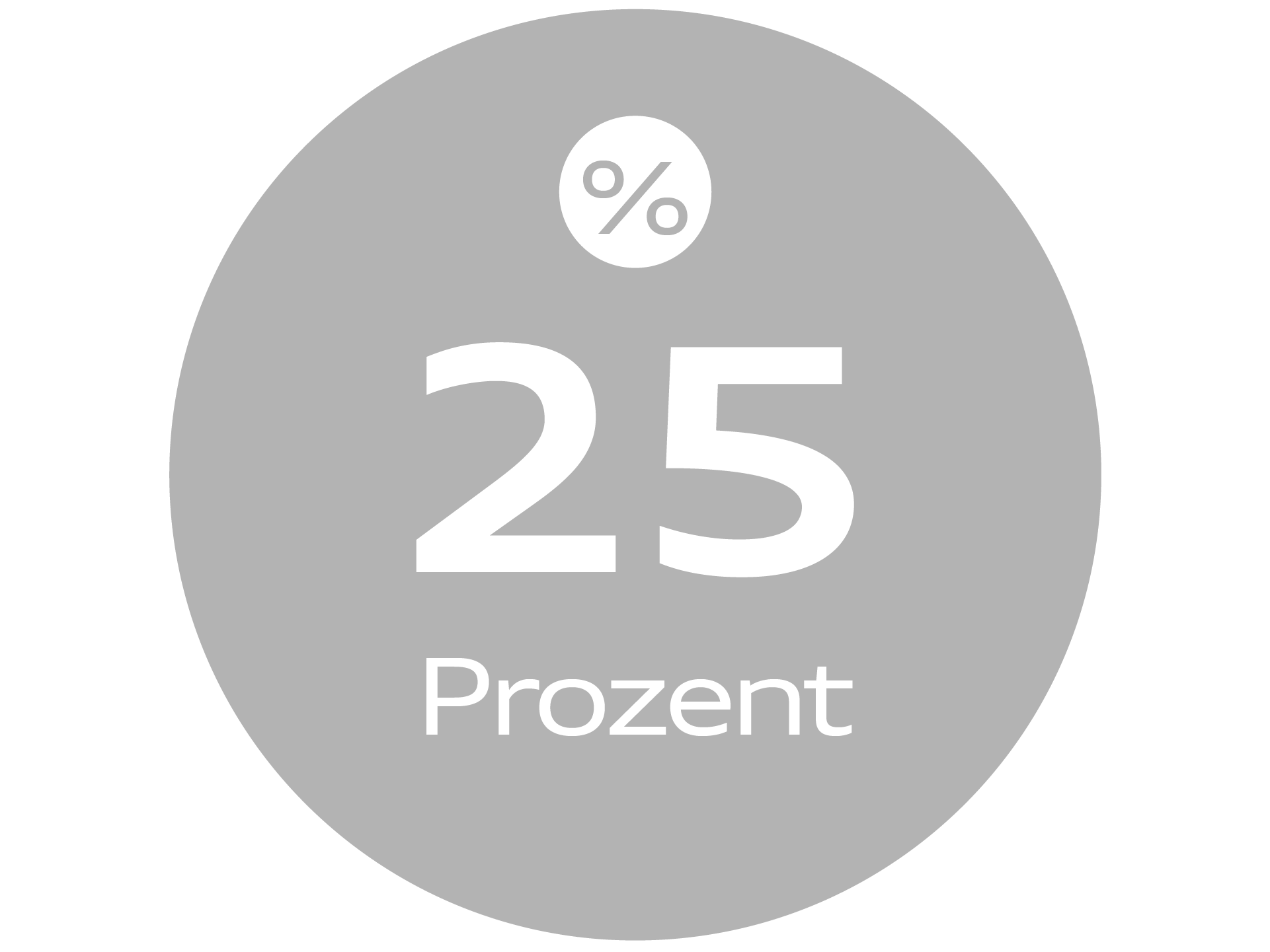 25 Prozent