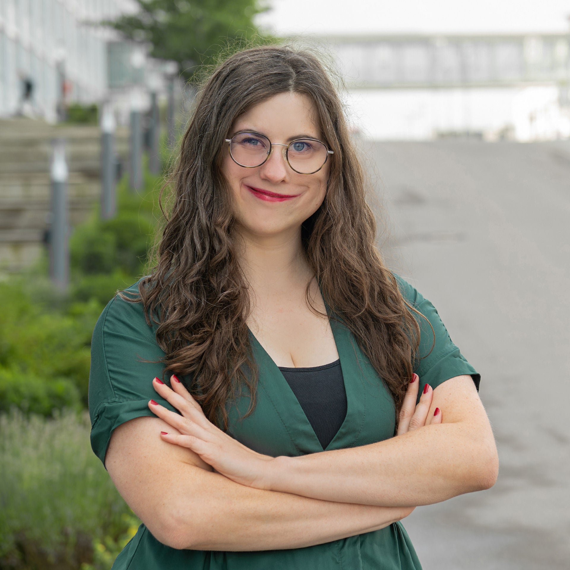 Julia Huber smiles at the camera