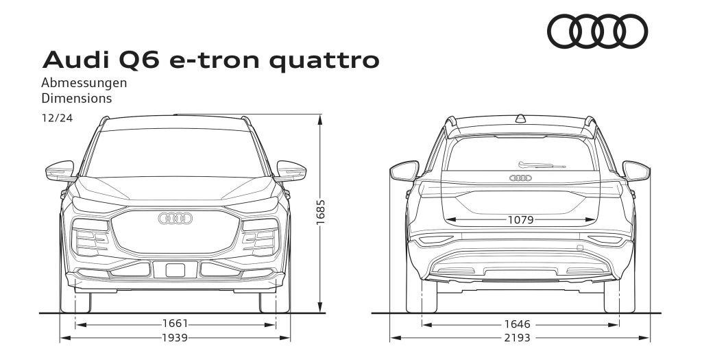 Dimensioner fram och bak